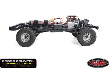 RC4WD Cross-Country Off-Road RTR W/ 1/10 Black Rock Four Door Body Set
